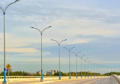 Industrial Lighting Poles & Accessories